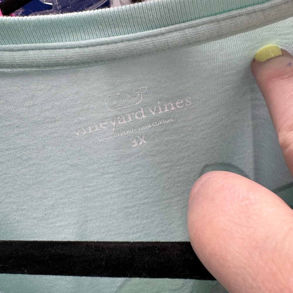 Vineyard Vines | Easter Tee in Mint Green | size 3X - Picture 2 of 3